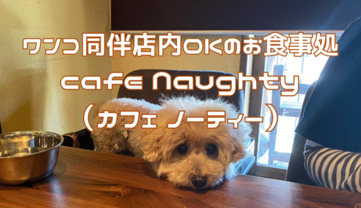 『cafe Naughty（カフェ ノーティー）』で叶う、わんこと楽しいランチタイム